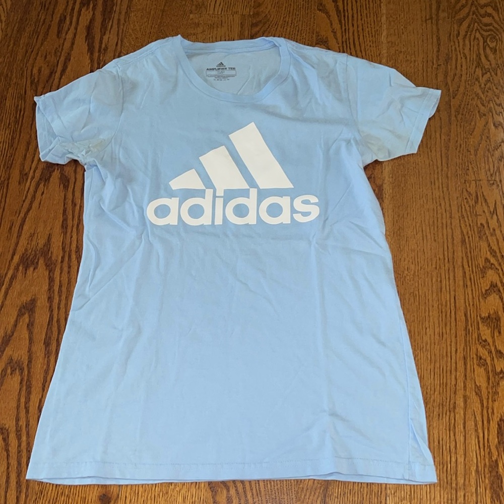 Adidas tee small blue/white